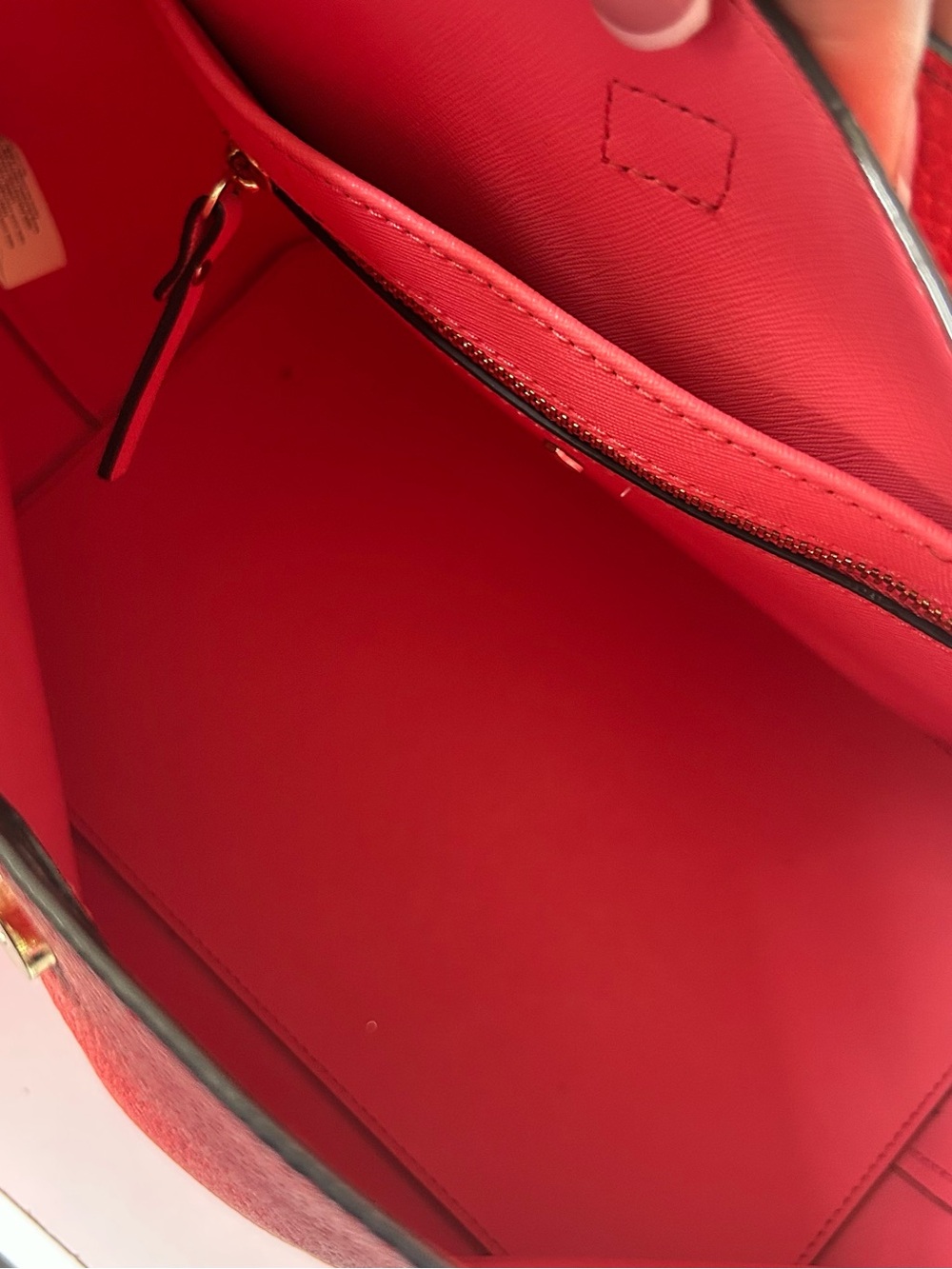 kate spade Red Pebbled Leather Shoulder Hobo - Picture 8 of 15